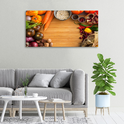 Canvas wall art Autumn vegetables