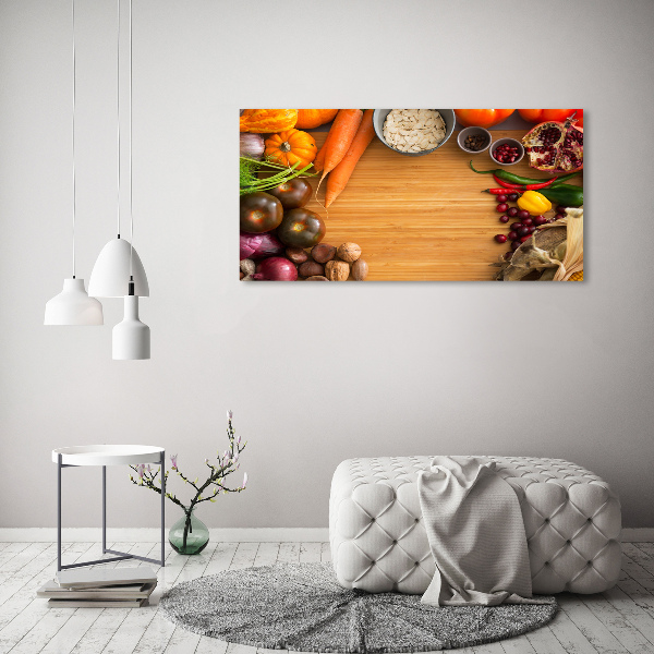 Canvas wall art Autumn vegetables