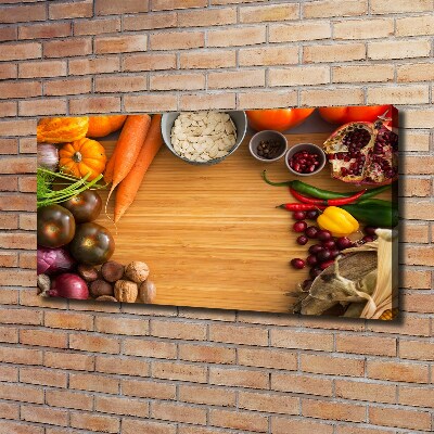 Canvas wall art Autumn vegetables