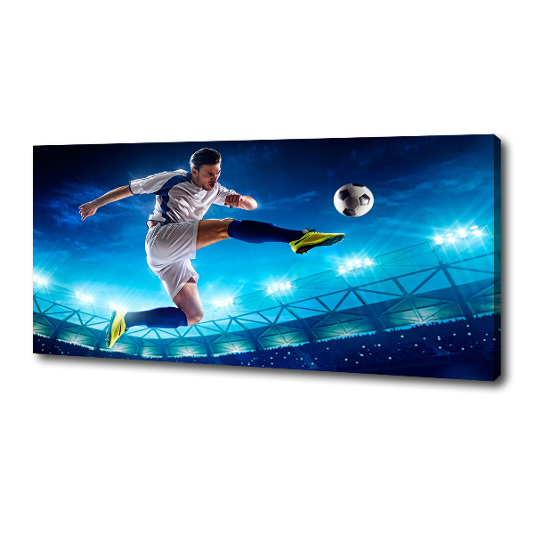 Canvas wall art Footballer