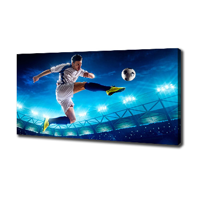 Canvas wall art Footballer