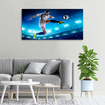 Canvas wall art Footballer