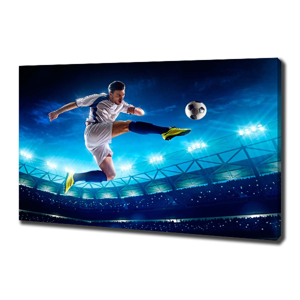 Canvas wall art Footballer