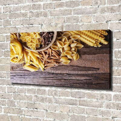 Canvas wall art Mixture of pasta