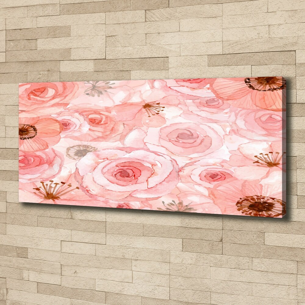 Canvas wall art Floral pattern