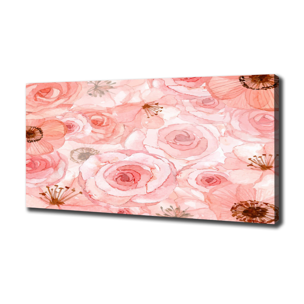 Canvas wall art Floral pattern