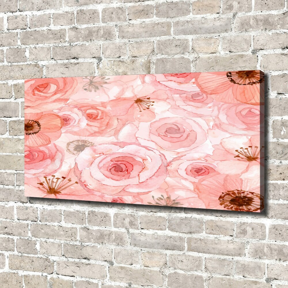 Canvas wall art Floral pattern