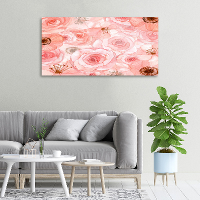 Canvas wall art Floral pattern