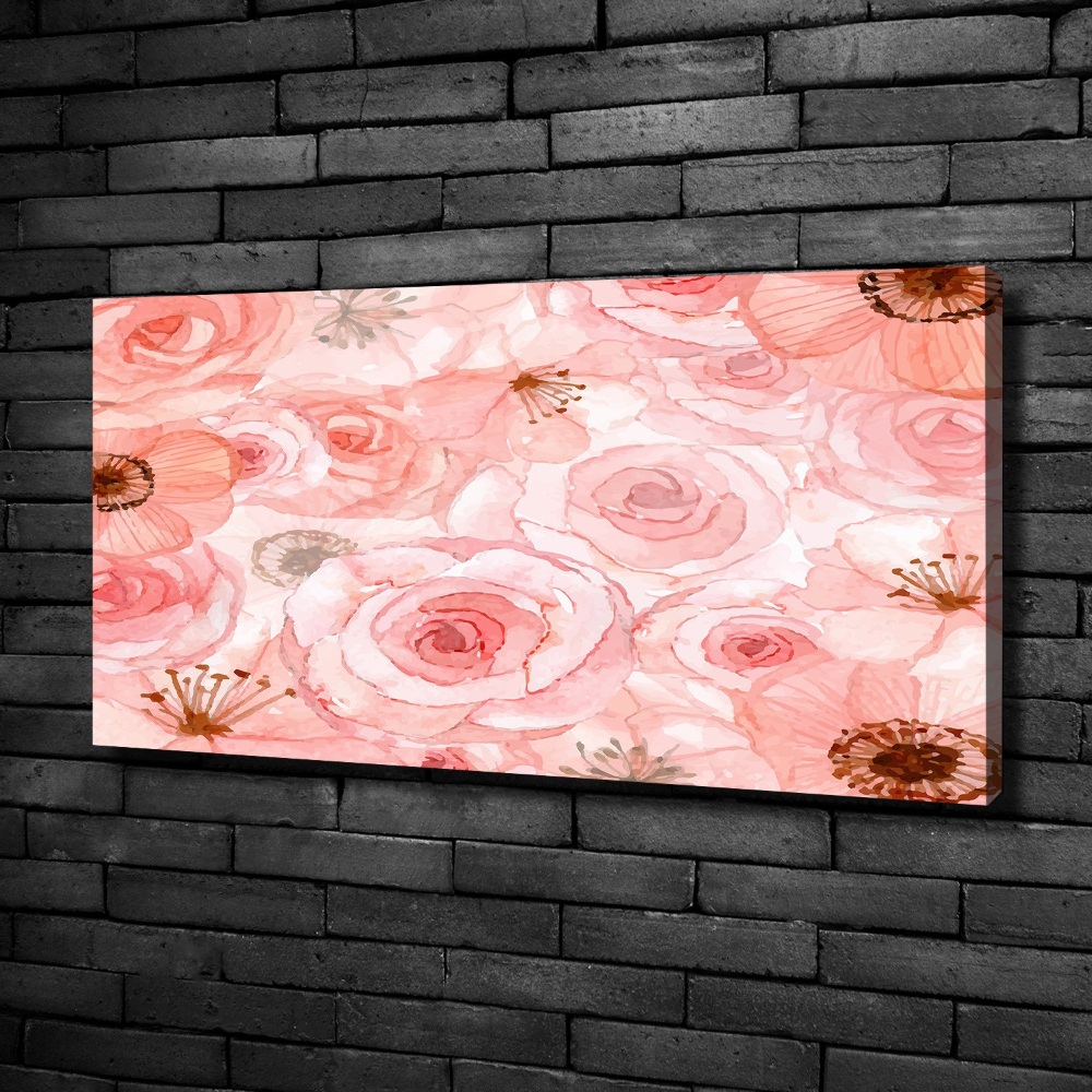 Canvas wall art Floral pattern