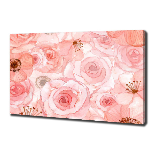 Canvas wall art Floral pattern