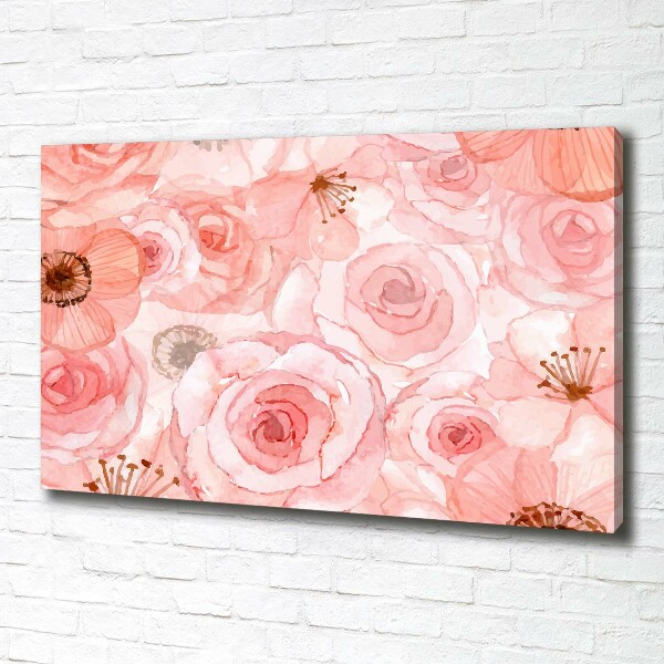 Canvas wall art Floral pattern