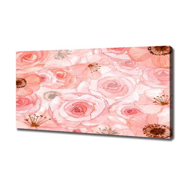 Canvas wall art Floral pattern