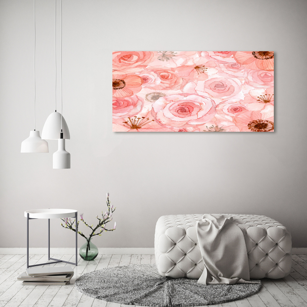 Canvas wall art Floral pattern