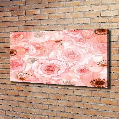 Canvas wall art Floral pattern