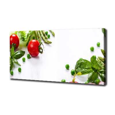 Canvas wall art Fresh vegetables