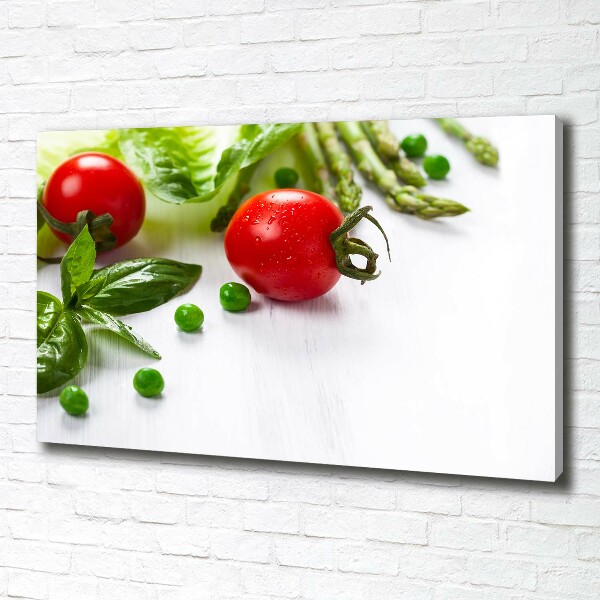 Canvas wall art Fresh vegetables