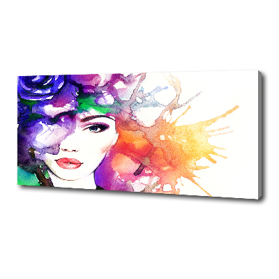 Canvas wall art Portrait of a woman