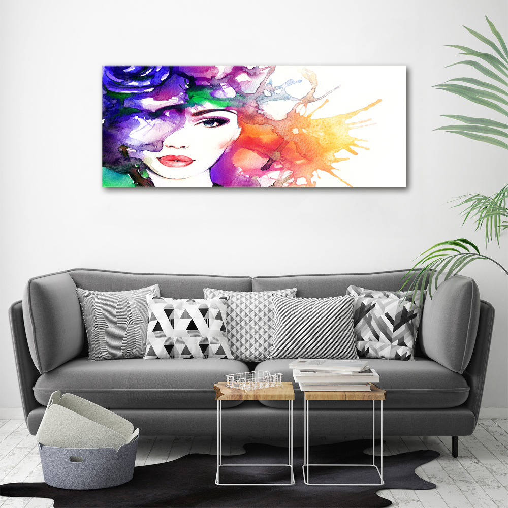 Canvas wall art Portrait of a woman