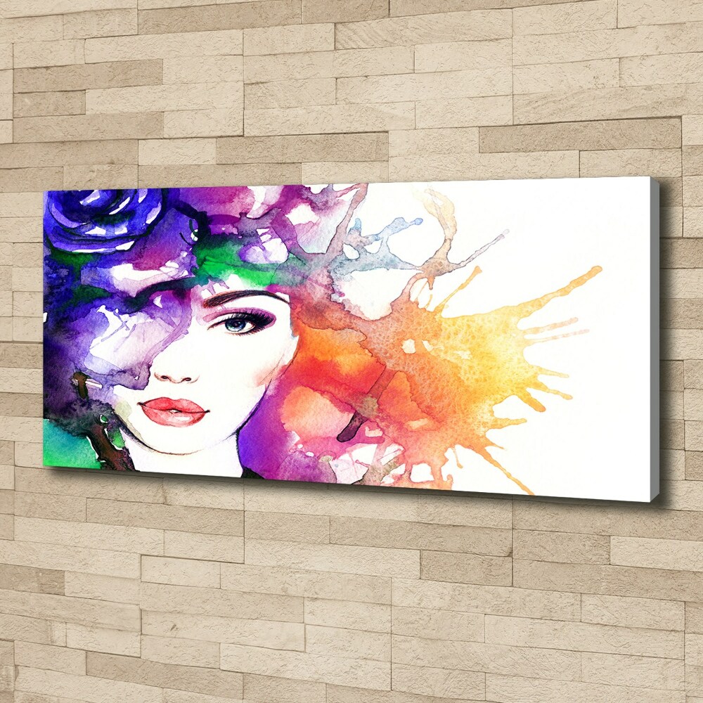 Canvas wall art Portrait of a woman