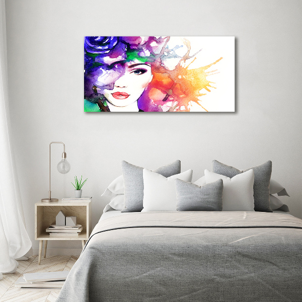 Canvas wall art Portrait of a woman