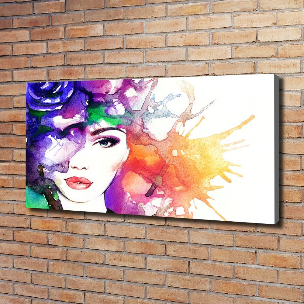 Canvas wall art Portrait of a woman