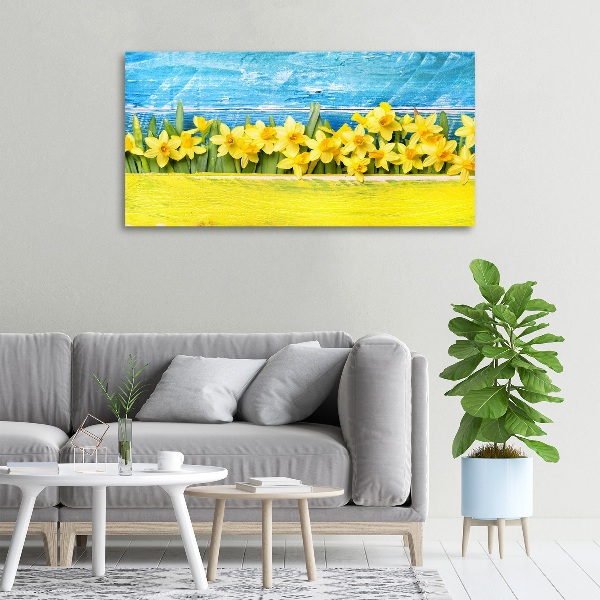 Canvas wall art Daffodil