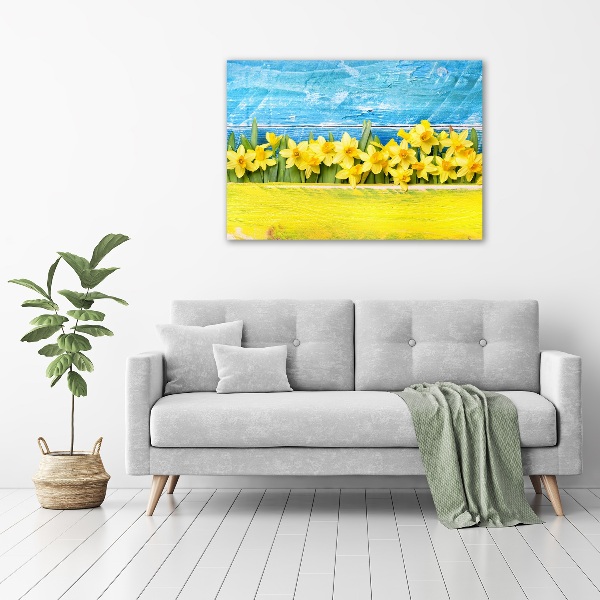 Canvas wall art Daffodil