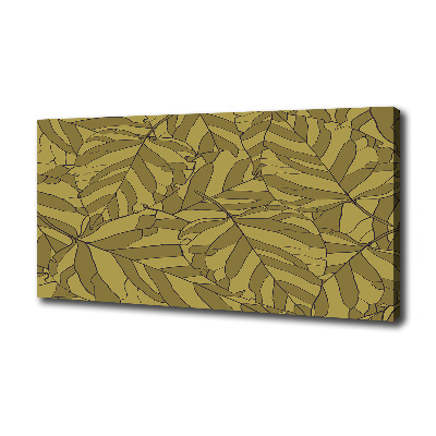 Canvas wall art Leaves