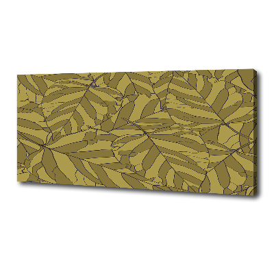 Canvas wall art Leaves