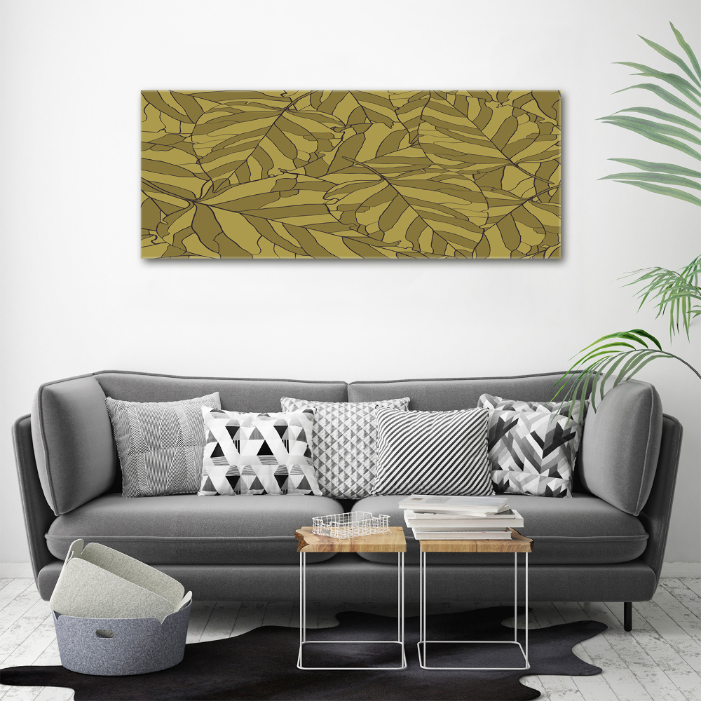 Canvas wall art Leaves