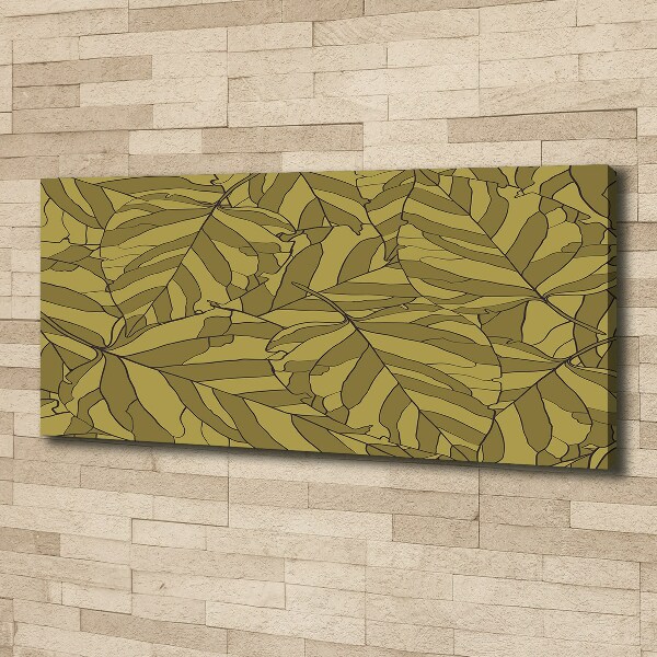 Canvas wall art Leaves