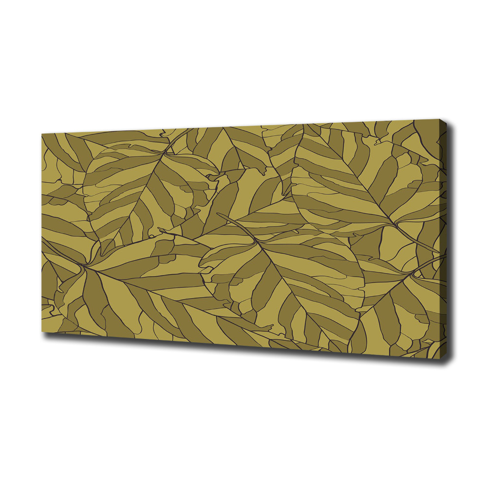 Canvas wall art Leaves