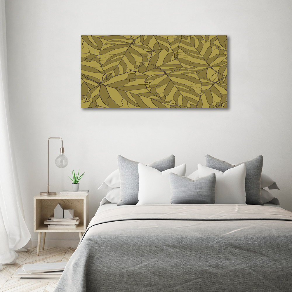 Canvas wall art Leaves