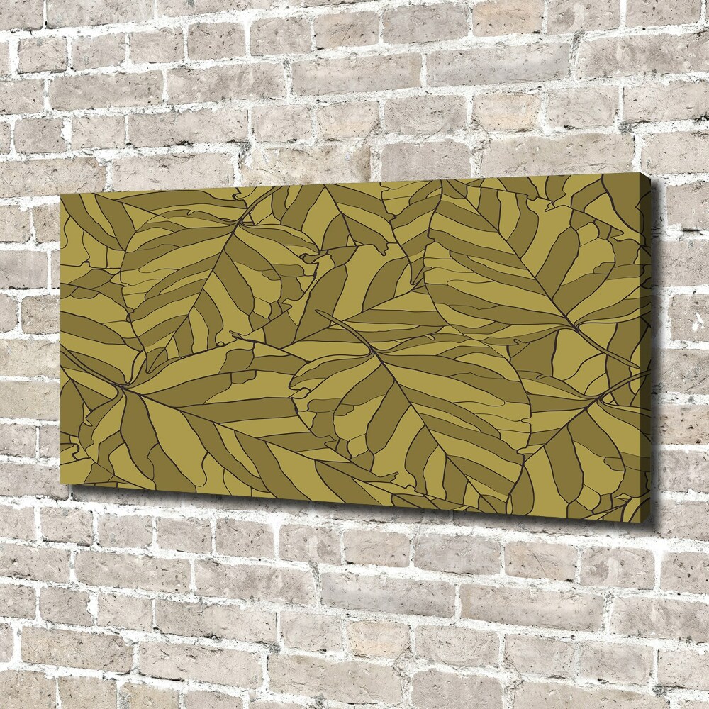 Canvas wall art Leaves