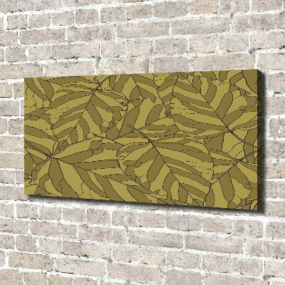 Canvas wall art Leaves