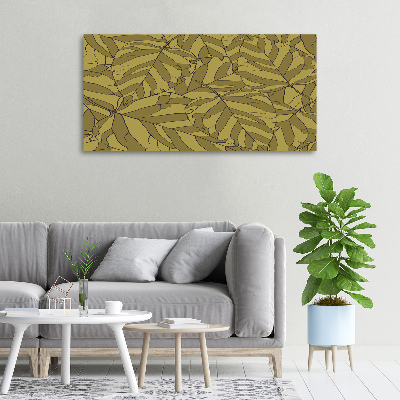 Canvas wall art Leaves