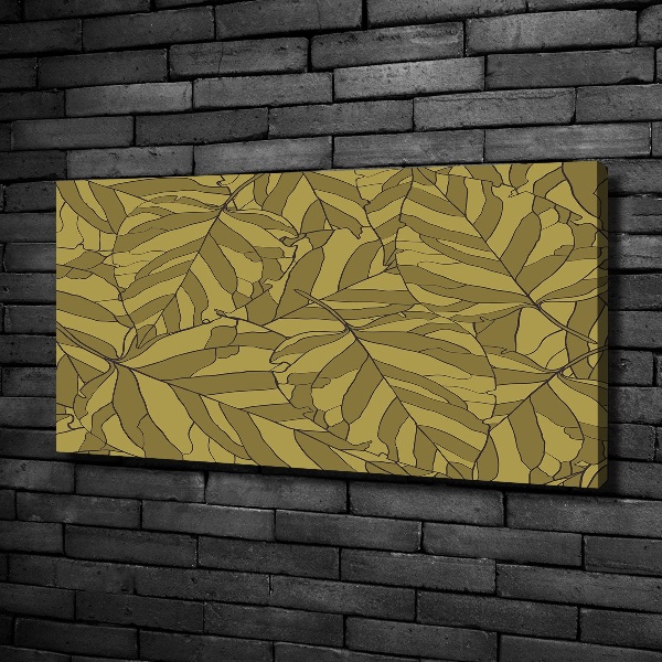 Canvas wall art Leaves