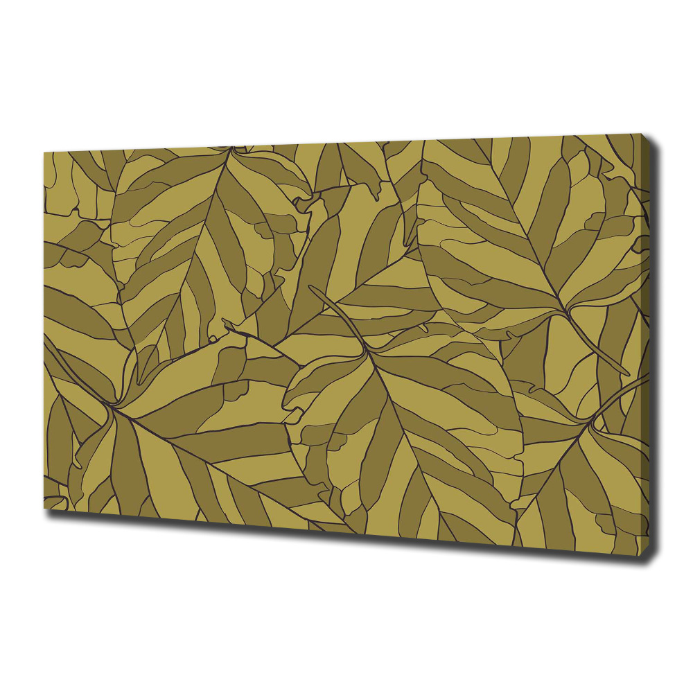 Canvas wall art Leaves