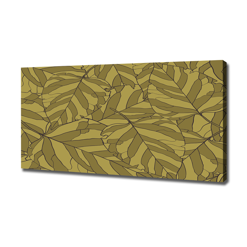 Canvas wall art Leaves