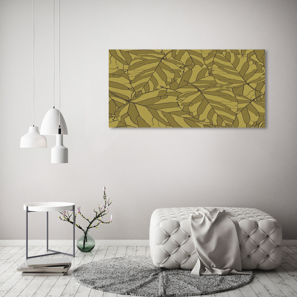 Canvas wall art Leaves