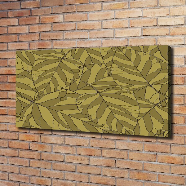 Canvas wall art Leaves