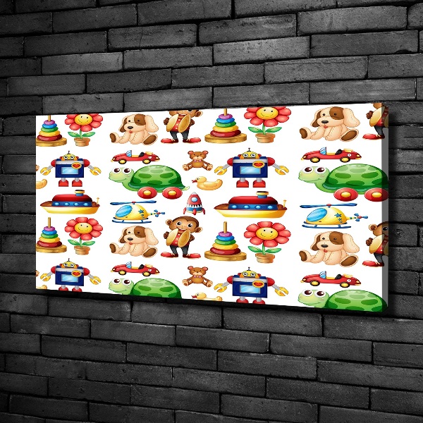 Canvas wall art Toys