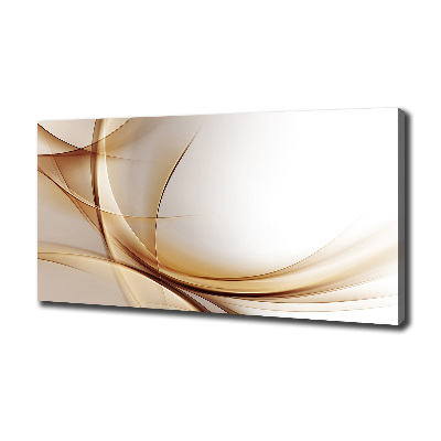 Canvas wall art Wave abstraction