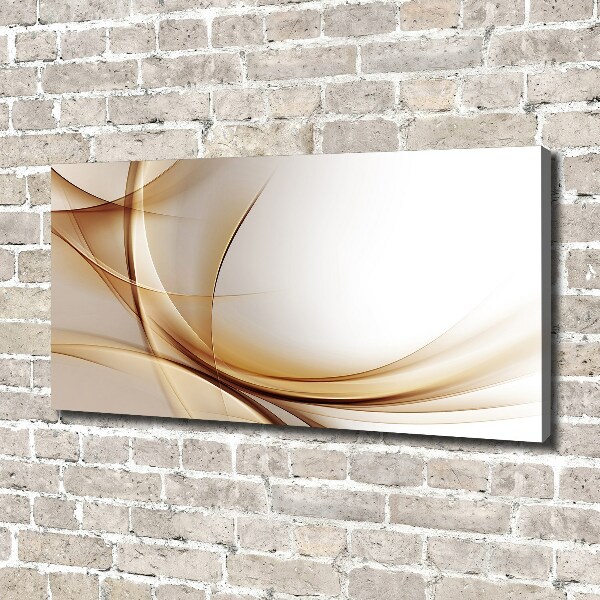 Canvas wall art Wave abstraction