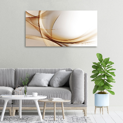 Canvas wall art Wave abstraction