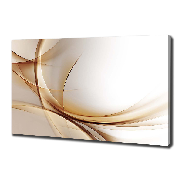 Canvas wall art Wave abstraction