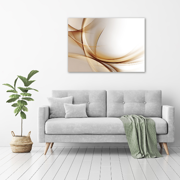 Canvas wall art Wave abstraction