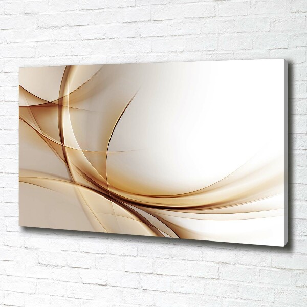 Canvas wall art Wave abstraction