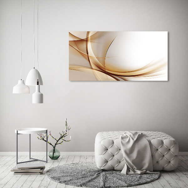 Canvas wall art Wave abstraction