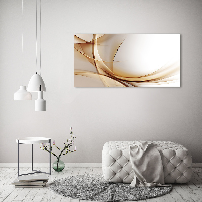 Canvas wall art Wave abstraction